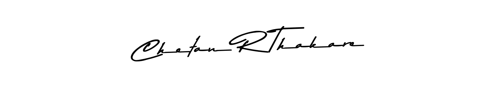 Use a signature maker to create a handwritten signature online. With this signature software, you can design (Asem Kandis PERSONAL USE) your own signature for name Chetan R Thakare. Chetan R Thakare signature style 9 images and pictures png