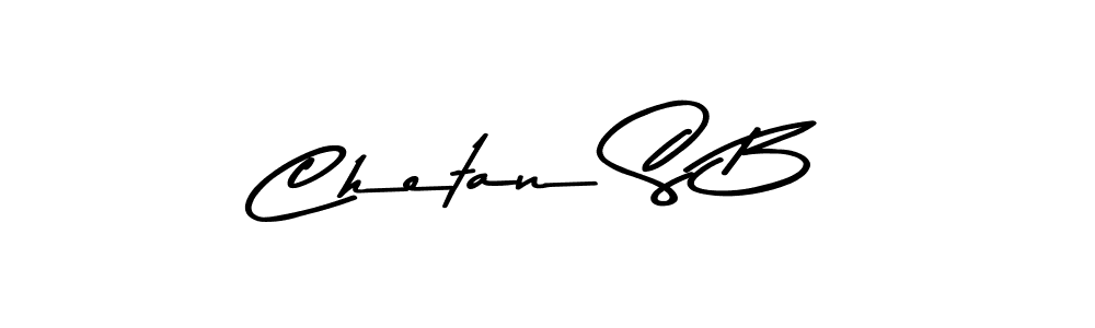 Also You can easily find your signature by using the search form. We will create Chetan S B name handwritten signature images for you free of cost using Asem Kandis PERSONAL USE sign style. Chetan S B signature style 9 images and pictures png