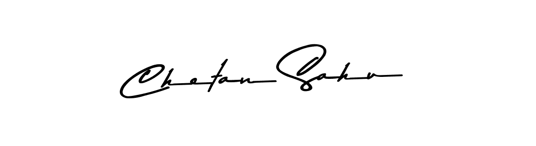Design your own signature with our free online signature maker. With this signature software, you can create a handwritten (Asem Kandis PERSONAL USE) signature for name Chetan Sahu. Chetan Sahu signature style 9 images and pictures png
