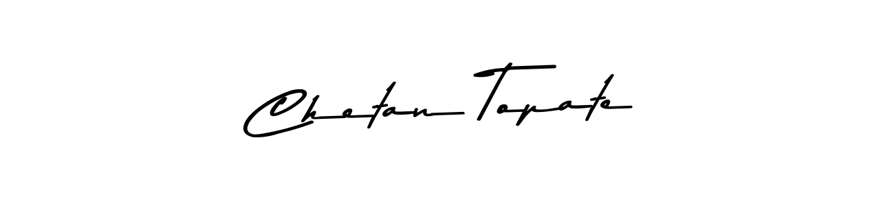 Chetan Topate stylish signature style. Best Handwritten Sign (Asem Kandis PERSONAL USE) for my name. Handwritten Signature Collection Ideas for my name Chetan Topate. Chetan Topate signature style 9 images and pictures png