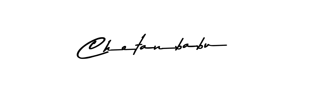 Make a beautiful signature design for name Chetanbabu. With this signature (Asem Kandis PERSONAL USE) style, you can create a handwritten signature for free. Chetanbabu signature style 9 images and pictures png