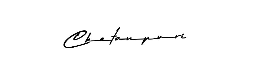 Design your own signature with our free online signature maker. With this signature software, you can create a handwritten (Asem Kandis PERSONAL USE) signature for name Chetanpuri. Chetanpuri signature style 9 images and pictures png