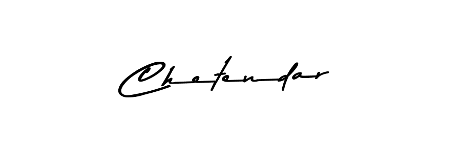 Design your own signature with our free online signature maker. With this signature software, you can create a handwritten (Asem Kandis PERSONAL USE) signature for name Chetendar. Chetendar signature style 9 images and pictures png