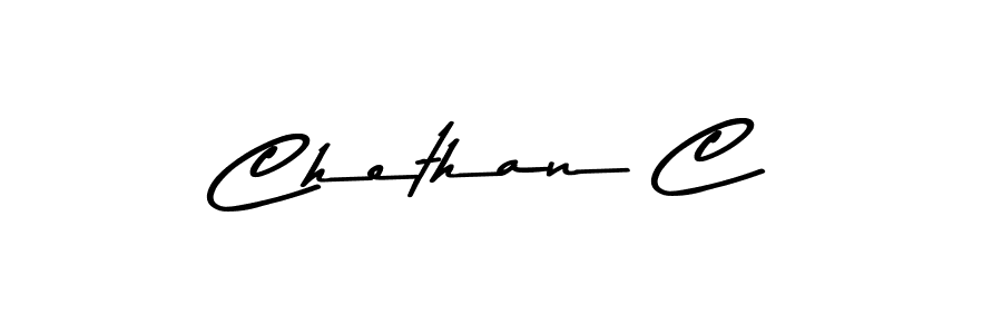 Design your own signature with our free online signature maker. With this signature software, you can create a handwritten (Asem Kandis PERSONAL USE) signature for name Chethan C. Chethan C signature style 9 images and pictures png