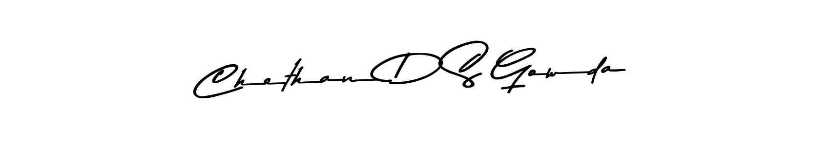 How to make Chethan D S Gowda signature? Asem Kandis PERSONAL USE is a professional autograph style. Create handwritten signature for Chethan D S Gowda name. Chethan D S Gowda signature style 9 images and pictures png