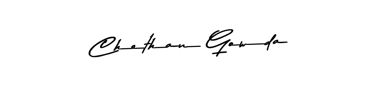 The best way (Asem Kandis PERSONAL USE) to make a short signature is to pick only two or three words in your name. The name Chethan Gowda include a total of six letters. For converting this name. Chethan Gowda signature style 9 images and pictures png