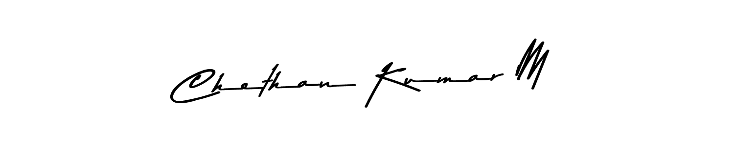 Chethan Kumar M stylish signature style. Best Handwritten Sign (Asem Kandis PERSONAL USE) for my name. Handwritten Signature Collection Ideas for my name Chethan Kumar M. Chethan Kumar M signature style 9 images and pictures png