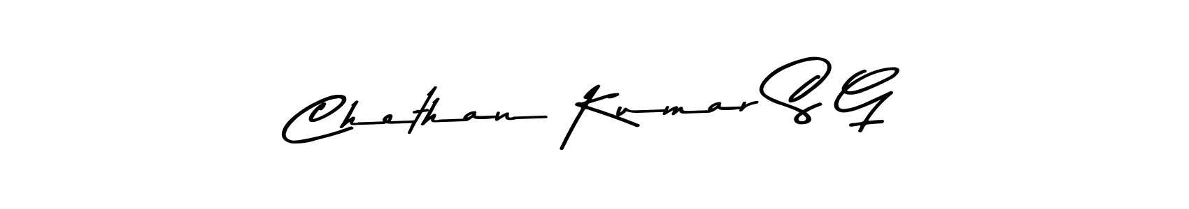How to make Chethan Kumar S G signature? Asem Kandis PERSONAL USE is a professional autograph style. Create handwritten signature for Chethan Kumar S G name. Chethan Kumar S G signature style 9 images and pictures png