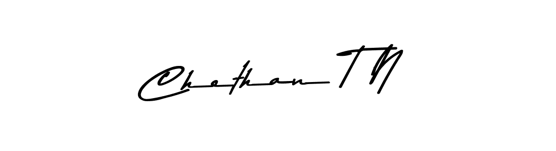 How to Draw Chethan T N signature style? Asem Kandis PERSONAL USE is a latest design signature styles for name Chethan T N. Chethan T N signature style 9 images and pictures png