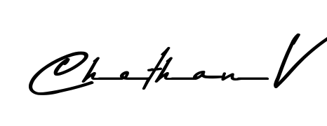 An effortless, minimalist signature concept for Chethan V using Asem Kandis PERSONAL USE design. Clean lines that look great on any document. Chethan V signature style 9 images and pictures png
