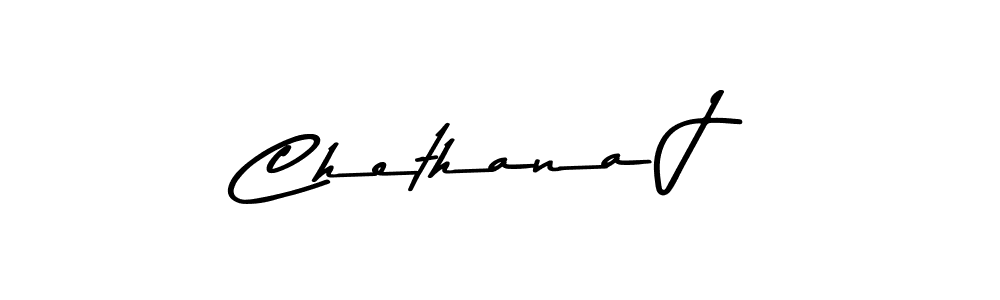 How to make Chethana J signature? Asem Kandis PERSONAL USE is a professional autograph style. Create handwritten signature for Chethana J name. Chethana J signature style 9 images and pictures png