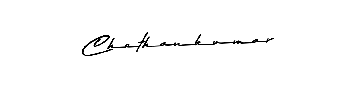 Create a beautiful signature design for name Chethankumar. With this signature (Asem Kandis PERSONAL USE) fonts, you can make a handwritten signature for free. Chethankumar signature style 9 images and pictures png