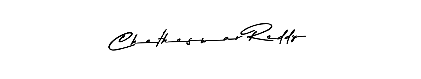 Make a beautiful signature design for name Chetheswar Reddy. Use this online signature maker to create a handwritten signature for free. Chetheswar Reddy signature style 9 images and pictures png