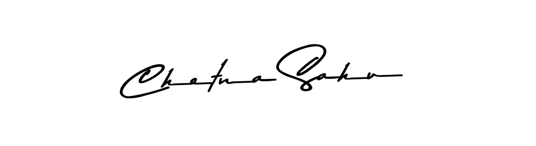 Design your own signature with our free online signature maker. With this signature software, you can create a handwritten (Asem Kandis PERSONAL USE) signature for name Chetna Sahu. Chetna Sahu signature style 9 images and pictures png