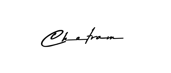 Make a beautiful signature design for name Chetram. With this signature (Asem Kandis PERSONAL USE) style, you can create a handwritten signature for free. Chetram signature style 9 images and pictures png