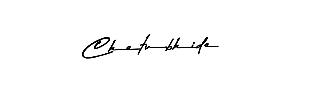 How to make Chetubhide signature? Asem Kandis PERSONAL USE is a professional autograph style. Create handwritten signature for Chetubhide name. Chetubhide signature style 9 images and pictures png