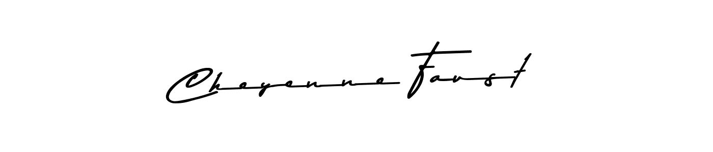 Also You can easily find your signature by using the search form. We will create Cheyenne Faust name handwritten signature images for you free of cost using Asem Kandis PERSONAL USE sign style. Cheyenne Faust signature style 9 images and pictures png