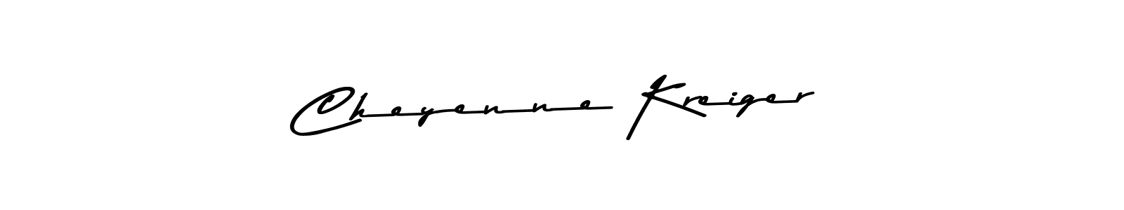 Use a signature maker to create a handwritten signature online. With this signature software, you can design (Asem Kandis PERSONAL USE) your own signature for name Cheyenne Kreiger. Cheyenne Kreiger signature style 9 images and pictures png