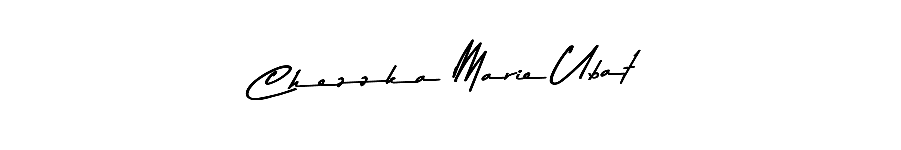 You should practise on your own different ways (Asem Kandis PERSONAL USE) to write your name (Chezzka Marie Ubat) in signature. don't let someone else do it for you. Chezzka Marie Ubat signature style 9 images and pictures png