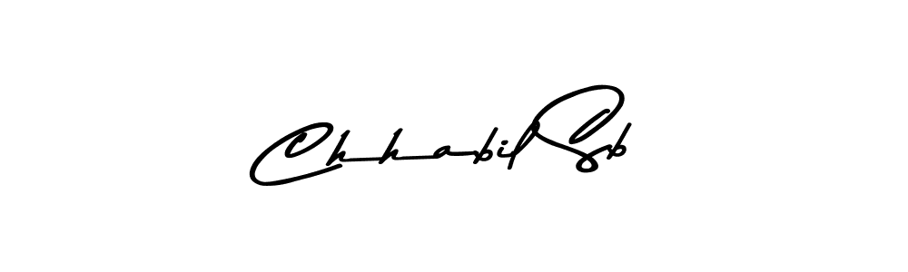 Make a beautiful signature design for name Chhabil Sb. Use this online signature maker to create a handwritten signature for free. Chhabil Sb signature style 9 images and pictures png