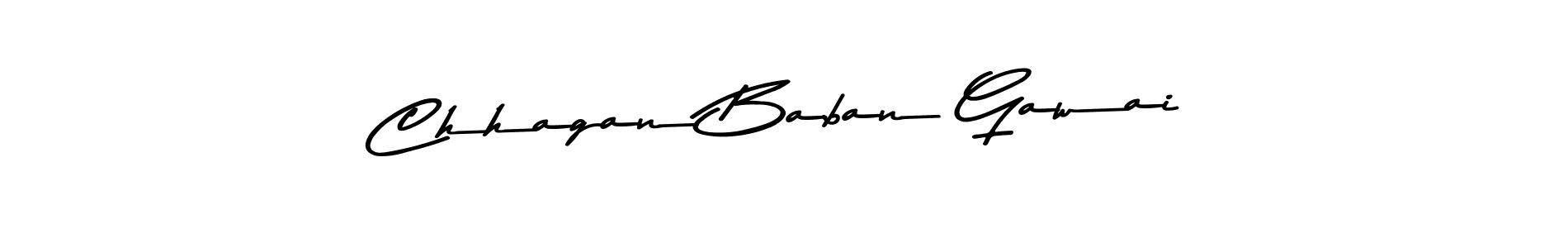 Make a beautiful signature design for name Chhagan Baban Gawai. With this signature (Asem Kandis PERSONAL USE) style, you can create a handwritten signature for free. Chhagan Baban Gawai signature style 9 images and pictures png