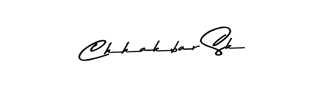 Use a signature maker to create a handwritten signature online. With this signature software, you can design (Asem Kandis PERSONAL USE) your own signature for name Chhakbar Sk. Chhakbar Sk signature style 9 images and pictures png