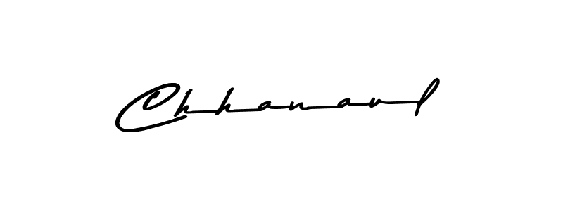Create a beautiful signature design for name Chhanaul. With this signature (Asem Kandis PERSONAL USE) fonts, you can make a handwritten signature for free. Chhanaul signature style 9 images and pictures png