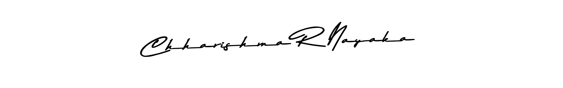 The best way (Asem Kandis PERSONAL USE) to make a short signature is to pick only two or three words in your name. The name Chharishma R Nayaka include a total of six letters. For converting this name. Chharishma R Nayaka signature style 9 images and pictures png