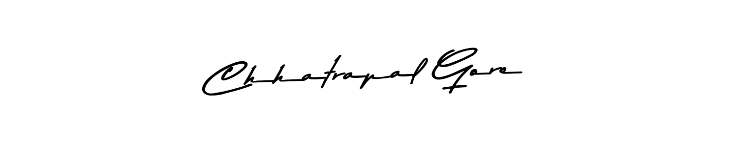 Create a beautiful signature design for name Chhatrapal Gore. With this signature (Asem Kandis PERSONAL USE) fonts, you can make a handwritten signature for free. Chhatrapal Gore signature style 9 images and pictures png