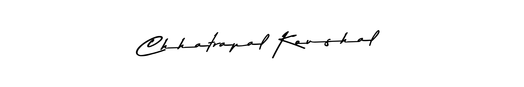 Create a beautiful signature design for name Chhatrapal Koushal. With this signature (Asem Kandis PERSONAL USE) fonts, you can make a handwritten signature for free. Chhatrapal Koushal signature style 9 images and pictures png