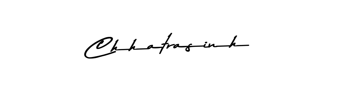 Create a beautiful signature design for name Chhatrasinh. With this signature (Asem Kandis PERSONAL USE) fonts, you can make a handwritten signature for free. Chhatrasinh signature style 9 images and pictures png
