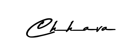 Try this chic Chhava handwritten sign style. Using Asem Kandis PERSONAL USE font elements, it gives your name a sleek, memorable identity. Chhava signature style 9 images and pictures png