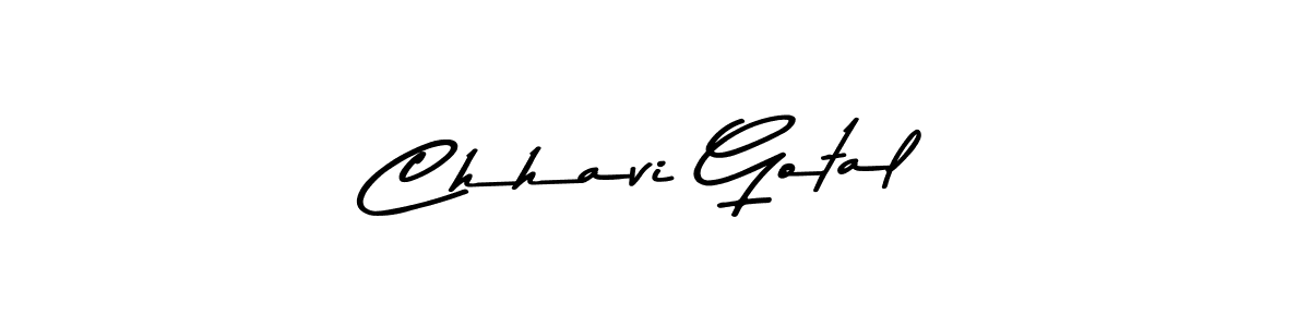 Asem Kandis PERSONAL USE is a professional signature style that is perfect for those who want to add a touch of class to their signature. It is also a great choice for those who want to make their signature more unique. Get Chhavi Gotal name to fancy signature for free. Chhavi Gotal signature style 9 images and pictures png