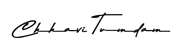 The Asem Kandis PERSONAL USE font transforms the name Chhavi Tumdam into an executive sign with sharp precision and distinguished character. Chhavi Tumdam signature style 9 images and pictures png