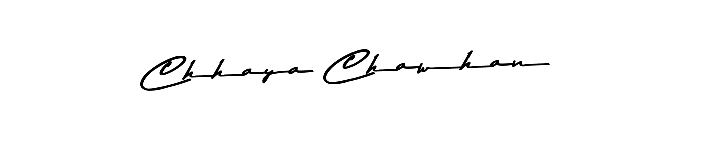 Use a signature maker to create a handwritten signature online. With this signature software, you can design (Asem Kandis PERSONAL USE) your own signature for name Chhaya Chawhan. Chhaya Chawhan signature style 9 images and pictures png