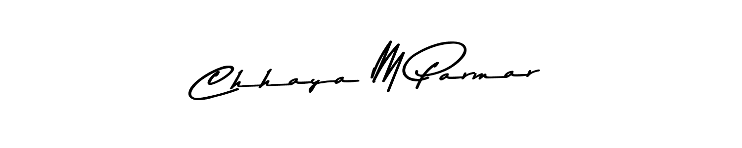 You should practise on your own different ways (Asem Kandis PERSONAL USE) to write your name (Chhaya M Parmar) in signature. don't let someone else do it for you. Chhaya M Parmar signature style 9 images and pictures png