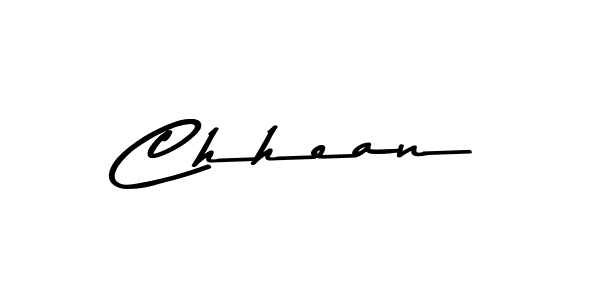 Chhean stylish signature style. Best Handwritten Sign (Asem Kandis PERSONAL USE) for my name. Handwritten Signature Collection Ideas for my name Chhean. Chhean signature style 9 images and pictures png