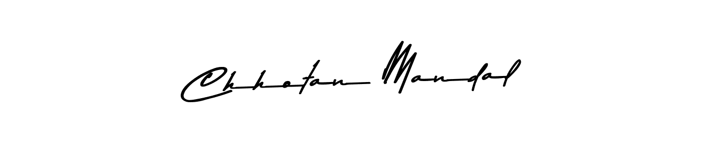 Use a signature maker to create a handwritten signature online. With this signature software, you can design (Asem Kandis PERSONAL USE) your own signature for name Chhotan Mandal. Chhotan Mandal signature style 9 images and pictures png