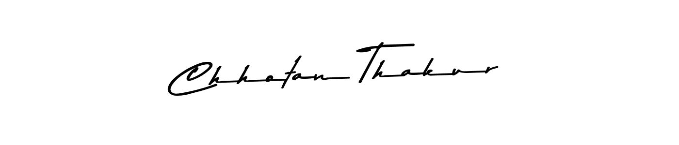 How to make Chhotan Thakur signature? Asem Kandis PERSONAL USE is a professional autograph style. Create handwritten signature for Chhotan Thakur name. Chhotan Thakur signature style 9 images and pictures png