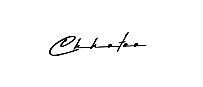 The best way (Asem Kandis PERSONAL USE) to make a short signature is to pick only two or three words in your name. The name Chhotoo include a total of six letters. For converting this name. Chhotoo signature style 9 images and pictures png