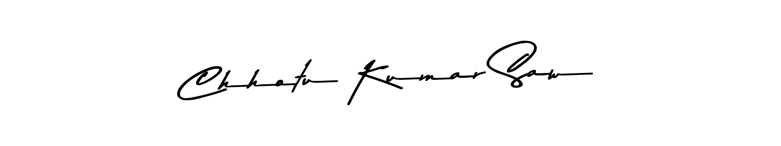 Use a signature maker to create a handwritten signature online. With this signature software, you can design (Asem Kandis PERSONAL USE) your own signature for name Chhotu Kumar Saw. Chhotu Kumar Saw signature style 9 images and pictures png