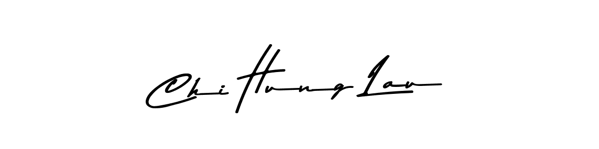 How to make Chi Hung Lau name signature. Use Asem Kandis PERSONAL USE style for creating short signs online. This is the latest handwritten sign. Chi Hung Lau signature style 9 images and pictures png