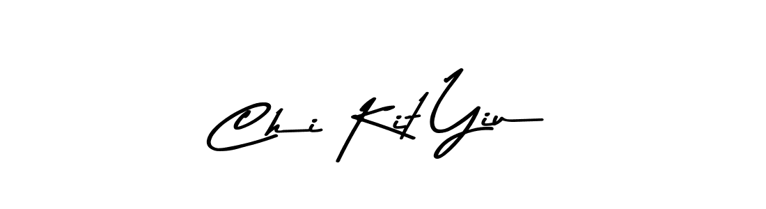 How to make Chi Kit Yiu name signature. Use Asem Kandis PERSONAL USE style for creating short signs online. This is the latest handwritten sign. Chi Kit Yiu signature style 9 images and pictures png