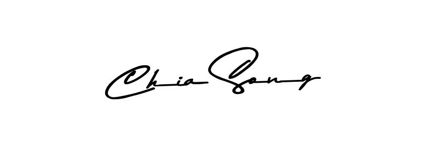 Use a signature maker to create a handwritten signature online. With this signature software, you can design (Asem Kandis PERSONAL USE) your own signature for name Chia Song. Chia Song signature style 9 images and pictures png