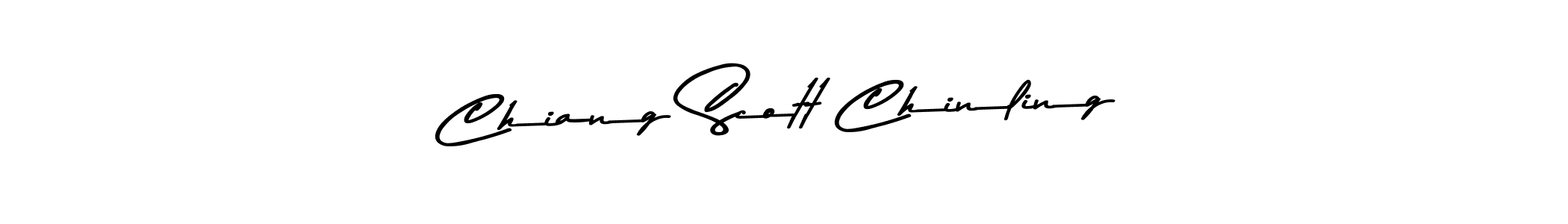 Chiang Scott Chinling stylish signature style. Best Handwritten Sign (Asem Kandis PERSONAL USE) for my name. Handwritten Signature Collection Ideas for my name Chiang Scott Chinling. Chiang Scott Chinling signature style 9 images and pictures png