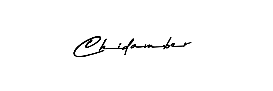 Create a beautiful signature design for name Chidamber. With this signature (Asem Kandis PERSONAL USE) fonts, you can make a handwritten signature for free. Chidamber signature style 9 images and pictures png