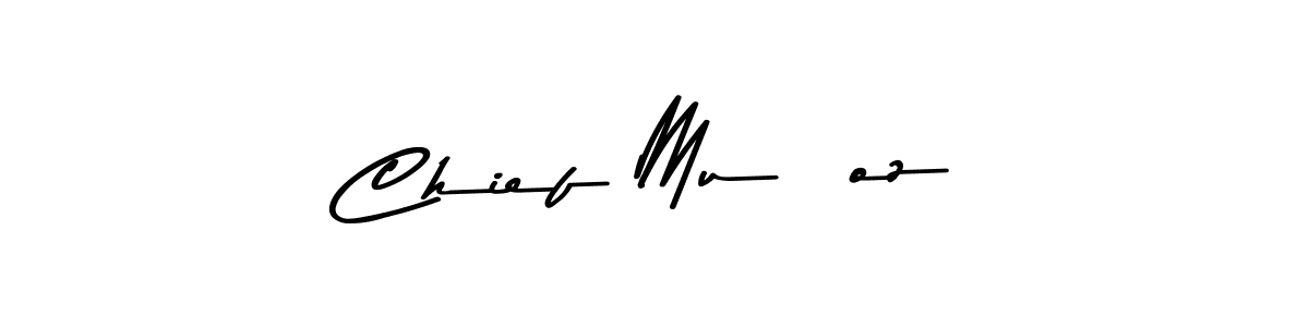 Also You can easily find your signature by using the search form. We will create Chief Muñoz name handwritten signature images for you free of cost using Asem Kandis PERSONAL USE sign style. Chief Muñoz signature style 9 images and pictures png