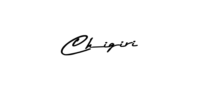 How to make Chigiri name signature. Use Asem Kandis PERSONAL USE style for creating short signs online. This is the latest handwritten sign. Chigiri signature style 9 images and pictures png