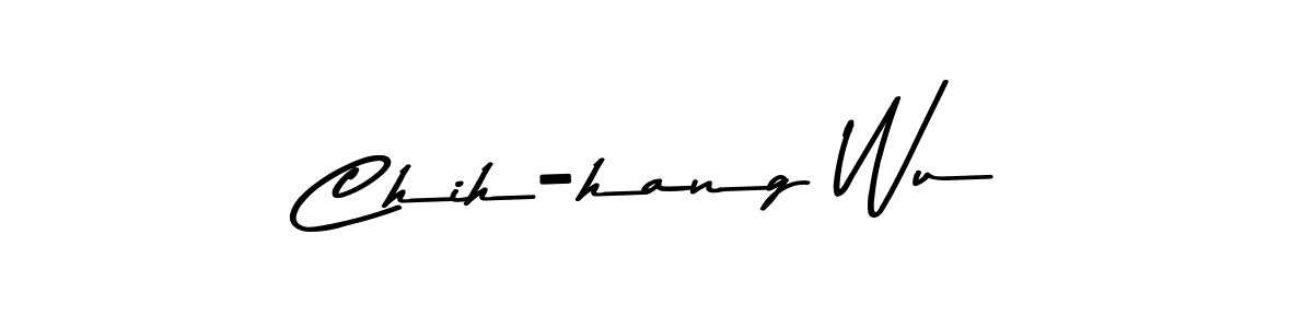 Design your own signature with our free online signature maker. With this signature software, you can create a handwritten (Asem Kandis PERSONAL USE) signature for name Chih-hang Wu. Chih-hang Wu signature style 9 images and pictures png