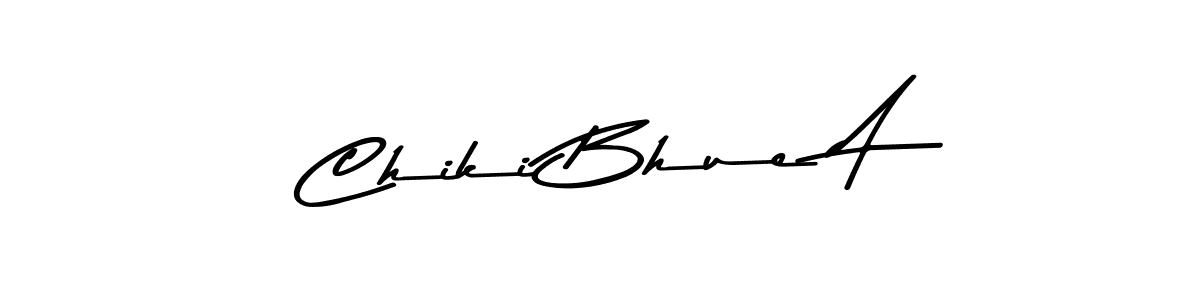 How to Draw Chiki Bhue A signature style? Asem Kandis PERSONAL USE is a latest design signature styles for name Chiki Bhue A. Chiki Bhue A signature style 9 images and pictures png